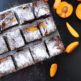 Apricot & Peach Chocolate Cobbler - Recipe photo by starvingchef
