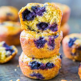The Best Vegan Blueberry Muffins - Recipe photo by Averie