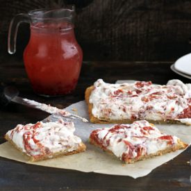 Rhubarb Ginger Tart - Recipe photo by Home Cooking Adventure