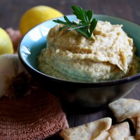Lemony Low Calorie Hummus - Recipe photo by bcelestin