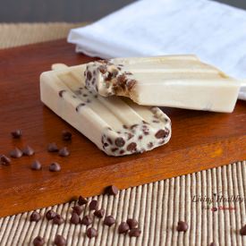 Choc Chip Cookie Dough Popsicle - Recipe photo by Living Healthy With Chocolate