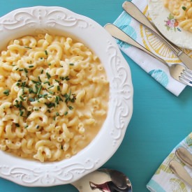 Lighter Homemade Mac 'n' Cheese - Recipe photo by hiddenponies