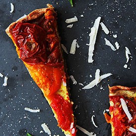 Tomato Ricotta Summer Tart - Recipe photo by Blog cu Legume