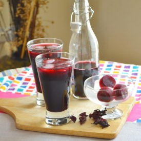 Zobo Roselle "Tonic" Drink - Recipe photo by TasteOfNigeria