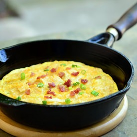 Potato Chip Omelette - Recipe photo by onionringsandthings