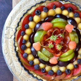 No-Bake Coconut Panna Cotta Tart - Recipe photo by theviewfromgreatisland