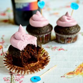 Chocolate Red Wine Cupcakes - Recipe photo by sensualappeal