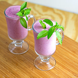 Jazzberry Smoothie - Recipe photo by The Midnight Baker