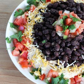 Mexican Volcano Dip - Recipe photo by CremedelaCrumb