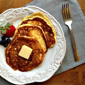 Gluten-Free Pancakes - Recipe photo by spoonandsaucer