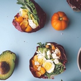 Chickpea Cobb Salad Cups - Recipe photo by VegetarianVentures
