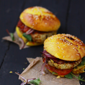Indian Burger - Recipe photo by Fraiseetbasilic