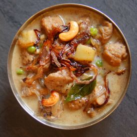 Vegetarian Chicken Stew - Recipe photo by Roshni Kitchen