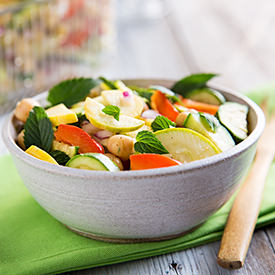 Marinated Zucchini Chickpea Salad - Recipe photo by goodneighbor