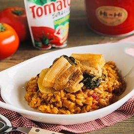 Red Sinigang Risotto - Recipe photo by mikkawee