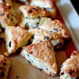Mini Chocolate Chip Scones - Recipe photo by evabakes
