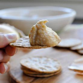 Caramelized Onion White Bean Dip - Recipe photo by thepigandquill