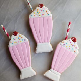 Decorated Milkshake Cookies - Recipe photo by Sweets To Impress