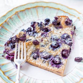 Blueberry Dutch Baby Pancake - Recipe photo by Averie