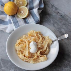 Pasta with Buffalo and Lemon - Recipe photo by La cucina spontanea