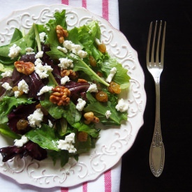 Fresh Goat Cheese Salad - Recipe photo by simplyromanesco