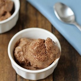 Frozen Chocolate Custard - Recipe photo by LowCarbOneDay