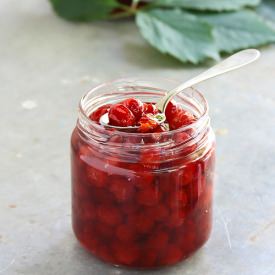 Black Cherries in Syrup - Recipe photo by profumodimamma