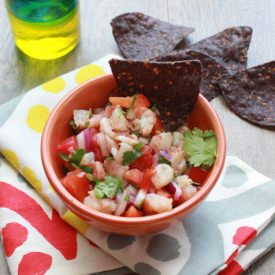 Clean Eating Shrimp Salsa - Recipe photo by kneadtocook