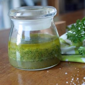 Lemon Parsley Vinaigrette - Recipe photo by aslolife