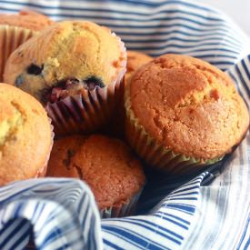 Blackberry Corn Muffins - Recipe photo by cookingbride