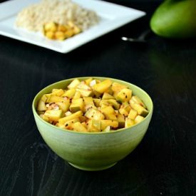 Raw Mango Pickle - Recipe photo by Sangeetha