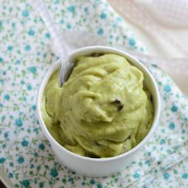 Mint Chocolate Chip Soft Serve - Recipe photo by AnEdibleMosaic