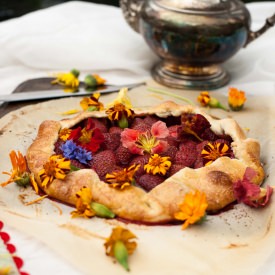 Strawberry Meadow Galette - Recipe photo by vikalinka