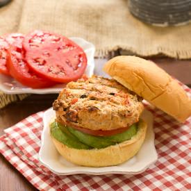 Caribbean Chicken Burgers - Recipe photo by thatskinnychickcanbake
