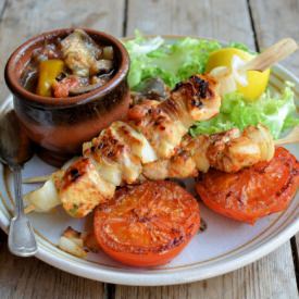 Lemon & Sweet Pepper Chicken Kebabs - Recipe photo by Lavender and Lovage