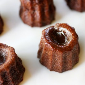 Mini Chocolate-Rum Canneles - Recipe photo by lisal