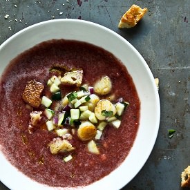 Stone Fruit Gazpacho - Recipe photo by WhatShesHaving