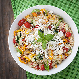 Greek Salad With Quinoa - Recipe photo by ffandd