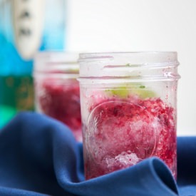Spiked Berry-Mint Granitas - Recipe photo by serenagoh