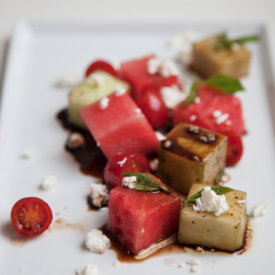 Watermelon and Cucumber Salad - Recipe photo by serenagoh