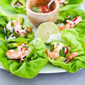 Vietnamese Lettuce Wraps - Recipe photo by Feasting at Home