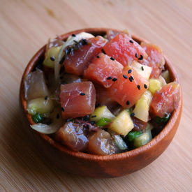 Ahi Poke - Recipe photo by eatdrinkadvJC