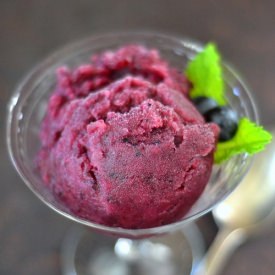 Black Grape and Cognac Sorbet - Recipe photo by theviewfromgreatisland