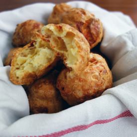 Gougères | French Cheese Puffs - Recipe photo by forgetthosecalories