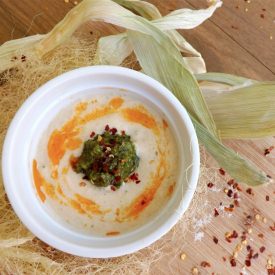 Creamy Corn and Chipotle Soup - Recipe photo by FoodPhilosophies