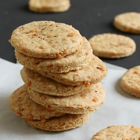 Parmesan Biscuits - Recipe photo by Becca @ Easy Cheesy Vegetarian