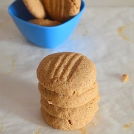 Eggless Peanut Butter Cookies - Recipe photo by creativesaga