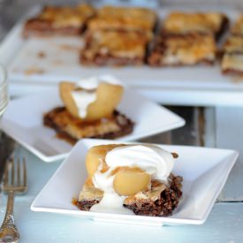 Poached Pears and Pecan Baklava - Recipe photo by Zestuous