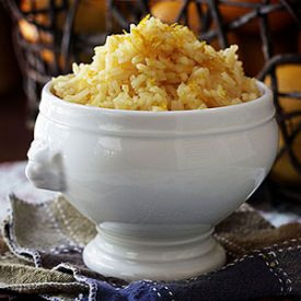 Caribbean-Style Orange Juice Rice - Recipe photo by globaltable