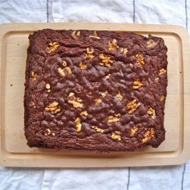 Jamie Oliver's 20-Minutes Brownies - Recipe photo by Swiss MIss in the Kitchen